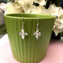 Sterling Silver Mini Lily Flower Earrings, thumbnail 6 of 12