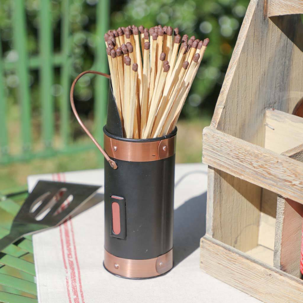 Personalised Vintage Bbq Matches Holder By Dibor