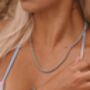 Rope Chain Necklace Silver Gift, thumbnail 1 of 6