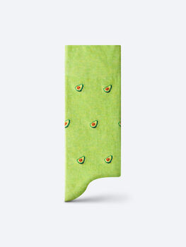 The Smash – Luxury Avocado Themed Socks, 3 of 8