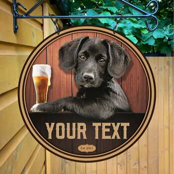 Dog House Personalised Pub Sign/Bar Sign/Man Cave, 2 of 8