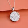 Luxury 60th Birthday Sixpence Necklace, thumbnail 4 of 9