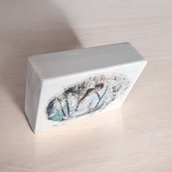 Personalised Wooden Photo Block In Whitewash Style, 3 of 7
