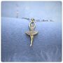 Personalised 18ct Gold Plated Ballerina Necklace, thumbnail 8 of 12