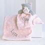 Personalised Pink Fluffy Kitten Comforter Blanket Set, thumbnail 1 of 10