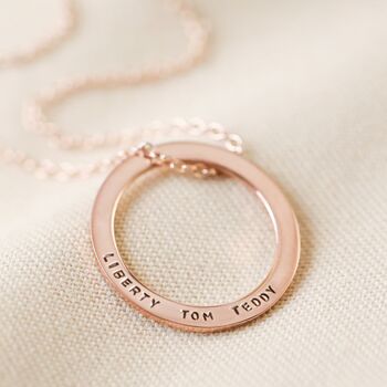 Personalised Halo Necklace, 4 of 12