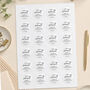 Sweet Wedding Favour Bag Stickers, thumbnail 6 of 9