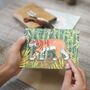 Embroider Me Tiger Greeting Card, thumbnail 1 of 6