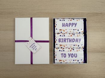 Personalised Chocolate Gift Box, 3 of 5