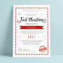 Personalised First Christmas Nice List Certificate, thumbnail 2 of 2