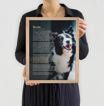Personalised Use Your Own Photo And Words Art Print, 4 of 10