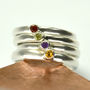 Solitaire Ring With Gemstone Choice, thumbnail 2 of 11