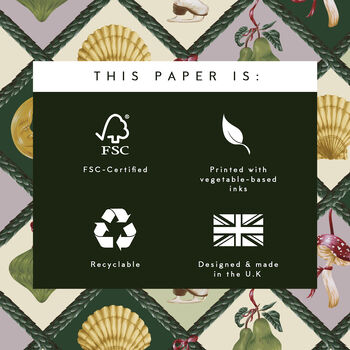 Celestial Christmas Card And Gift Wrap Bundle, 2 of 12