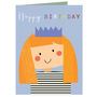 Mini Birthday Girl Card, thumbnail 2 of 5