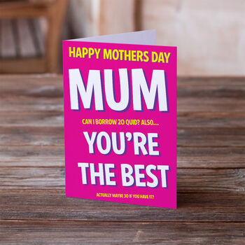 Funny Mothers Day Card, 2 of 2