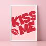 Kiss Me Print, thumbnail 1 of 5