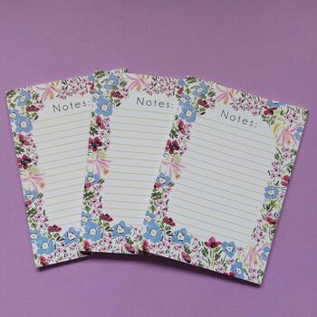 Wild About Flowers Notepad By Ellie Mae Designs | notonthehighstreet.com