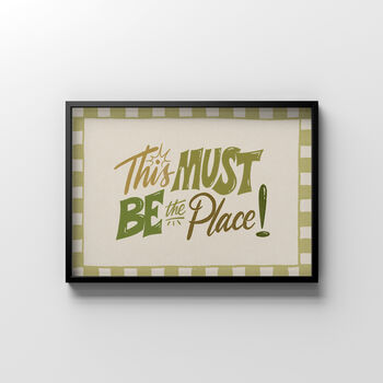 This Must Be The Place Retro Print, Mid Century Landscape Wall Art, 8 of 10