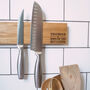 Personalised Wooden Magnetic Knife Block, thumbnail 2 of 2