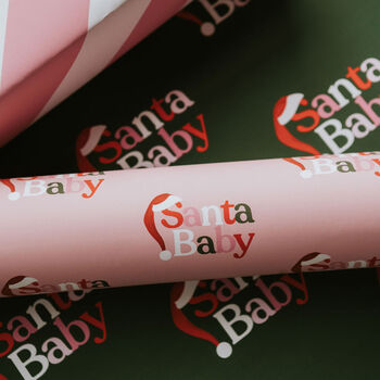 Santa Baby Christmas Wrapping Paper Gift Wrap, 2 of 4