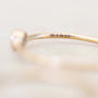 Rose Gold Bezel Diamond Engagement Ring, thumbnail 6 of 7