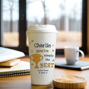 Personalised Simply The Best Travel Mug, 3 of 4