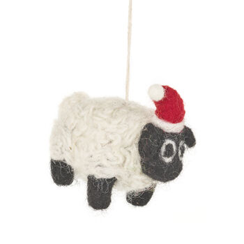 Handmade Christmas Black Sheep Fair Trade, 2 of 9