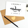 Personalised Wedding Card With Diamantes, thumbnail 9 of 9
