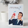 Funny Retro Christmas Card For Dad, thumbnail 2 of 4