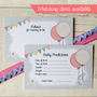 Set Of 10 Baby Shower Advice Cards, thumbnail 2 of 2