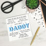 Personalised 'Things That Make You Dad/Daddy' Card, thumbnail 4 of 7