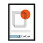 Le Cinèma French Abstract Giclée Art Print, thumbnail 2 of 2