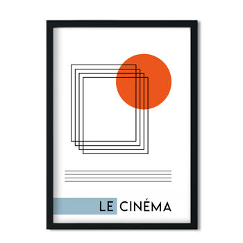 Le Cinèma French Abstract Giclée Art Print, 2 of 2