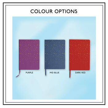 Foiled Stars Personalised Notebook, 8 of 10