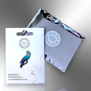 Choose Your Colour – Small Parrot Bird Enamel Pin, 11 of 11