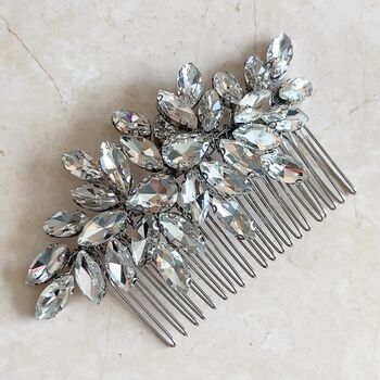 Clear Crystal Hair Comb, 2 of 6