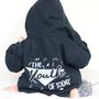 Youth Of Today Kids Slogan Zip Hoodie, thumbnail 2 of 2