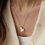 Personalised Chunky Heart Pendant Necklace, thumbnail 2 of 9