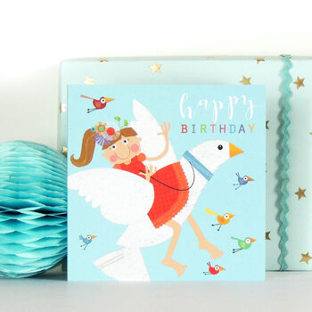 Glittery Dove Birthday Card, 5 of 5