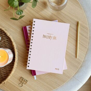 Personalised 2026 Planner, Notebook And Pen Stationery Gift, 10 of 11