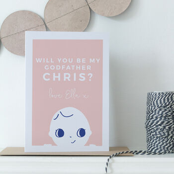 Personalised Will You Be My Godparent? Card, 4 of 6