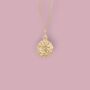 Tiny Marigold Necklace In 18ct Gold Plated Silver, thumbnail 2 of 12