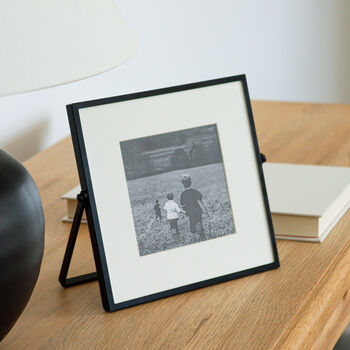 Black Fine Easel Photo Frame, 2 of 6