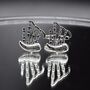 Bagpipe Silver Cufflinks Gift For Musicians 316 L Stainless Steel, thumbnail 1 of 6