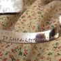 Sterling Silver Hammered Cuff Bangle, thumbnail 4 of 6