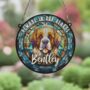 St Bernard Memorial Suncatcher, thumbnail 2 of 6