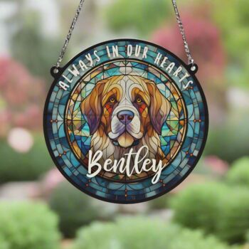 St Bernard Memorial Suncatcher, 2 of 6