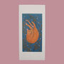 Reusable Eco Friendly Ginger Cat Card Blank Inside Or Optional Handwritten Message, thumbnail 4 of 8
