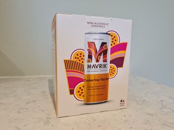 New Mavrik Non Alcoholic Passionfruit Martini Four Pack, 5 of 5