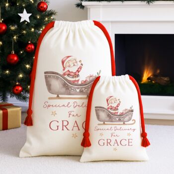 Personalised Child's Christmas Sack, 3 of 5